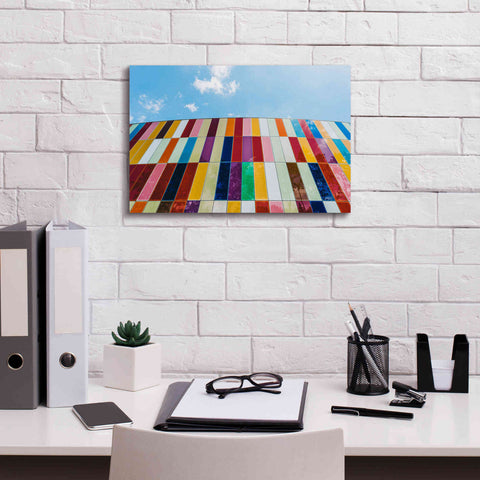 Image of 'Glass Rainbow' by Epic Portfolio, Giclee Canvas Wall Art,18x12