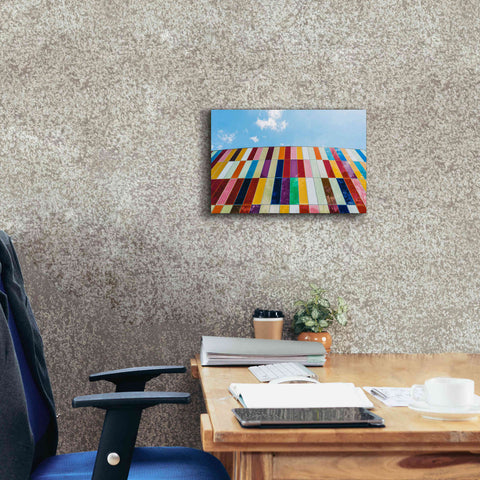 Image of 'Glass Rainbow' by Epic Portfolio, Giclee Canvas Wall Art,18x12