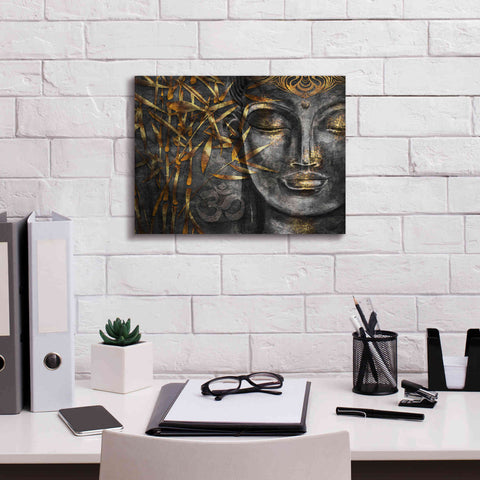 Image of 'Golden Budha' by Epic Portfolio, Giclee Canvas Wall Art,16x12