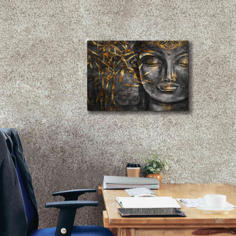 Image of 'Golden Budha' by Epic Portfolio, Giclee Canvas Wall Art,24x20