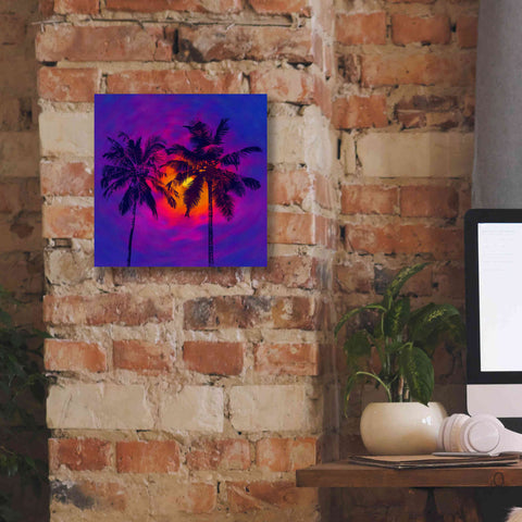 Image of 'Good Night Florida' by Epic Portfolio, Giclee Canvas Wall Art,12x12