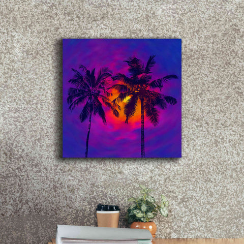 Image of 'Good Night Florida' by Epic Portfolio, Giclee Canvas Wall Art,18x18