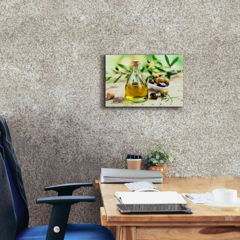 Image of 'Mama's Kitchen - Olive Oil' by Epic Portfolio, Giclee Canvas Wall Art,18x12