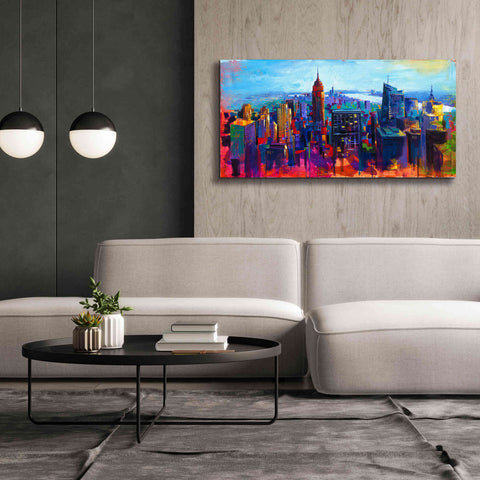 Image of 'New York Color' by Epic Portfolio, Giclee Canvas Wall Art,60x30