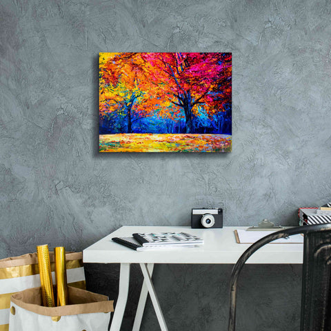 Image of 'October' by Epic Portfolio, Giclee Canvas Wall Art,16x12