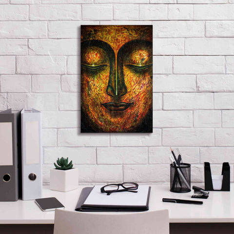 Image of 'Tranquil Budha' by Epic Portfolio, Giclee Canvas Wall Art,12x18