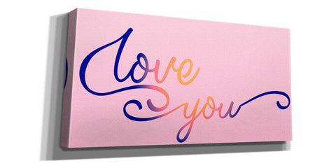 Image of 'Love You Sunrise' by Epic Portfolio, Giclee Canvas Wall Art