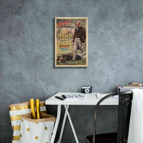 Image of 'The Tragedy That Lived The Fatality Of Love (1914)' by Epic Portfolio, Giclee Canvas Wall Art,12x18