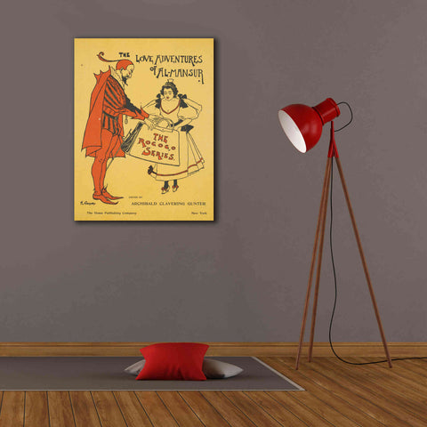 Image of 'The Love Adventures Of Al-Mansur (1895)' by Epic Portfolio, Giclee Canvas Wall Art,26x34