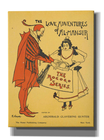 Image of 'The Love Adventures Of Al-Mansur (1895)' by Epic Portfolio, Giclee Canvas Wall Art