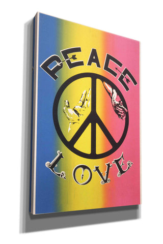 Image of 'Peace, Love' by Epic Portfolio, Giclee Canvas Wall Art