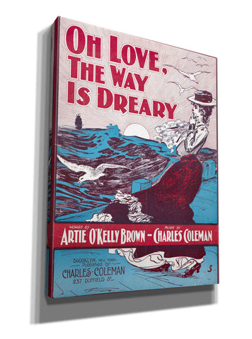 Image of 'Oh Love, The Way Is Dreary (1901)' by Epic Portfolio, Giclee Canvas Wall Art