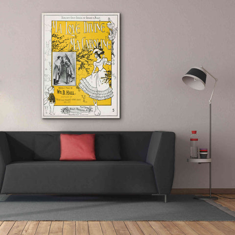 Image of 'Ma Love Divine, Ma Caroline (1899)' by Epic Portfolio, Giclee Canvas Wall Art,40x54