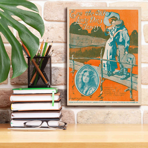 Image of 'Ere The Old Love Dies Away (1900)' by Epic Portfolio, Giclee Canvas Wall Art,12x16