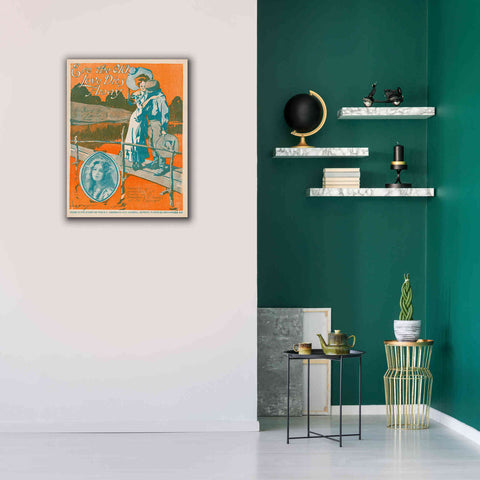 Image of 'Ere The Old Love Dies Away (1900)' by Epic Portfolio, Giclee Canvas Wall Art,26x34