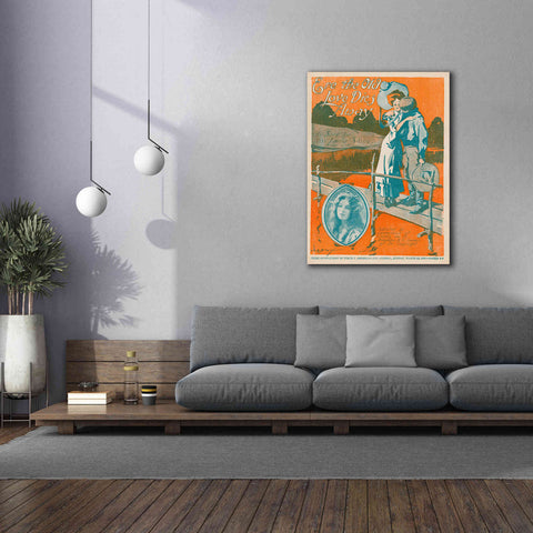 Image of 'Ere The Old Love Dies Away (1900)' by Epic Portfolio, Giclee Canvas Wall Art,40x54