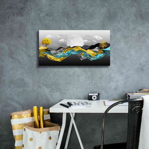 Image of Epic Graffiti'The Silky Mountains' by Epic Portfolio, Giclee Canvas Wall Art,24 x 12
