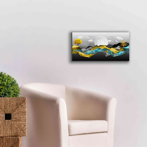Image of Epic Graffiti'The Silky Mountains' by Epic Portfolio, Giclee Canvas Wall Art,24 x 12