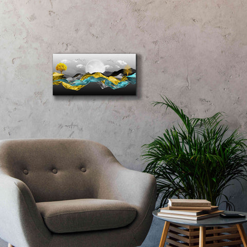 Image of Epic Graffiti'The Silky Mountains' by Epic Portfolio, Giclee Canvas Wall Art,24 x 12