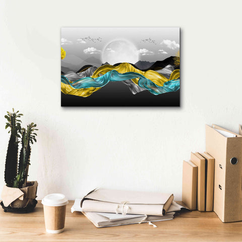 Image of Epic Graffiti'The Silky Mountains Crop' by Epic Portfolio, Giclee Canvas Wall Art,18 x 12
