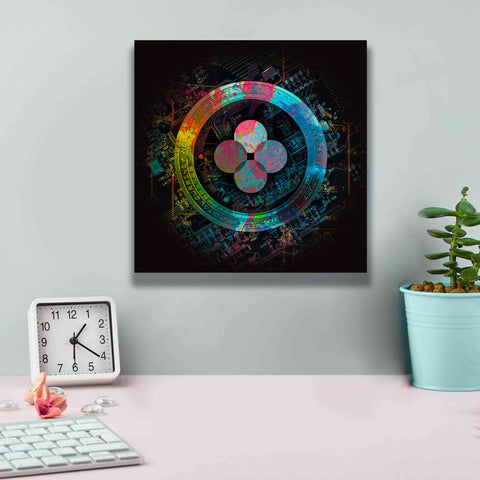 Image of 'OKB Crypto Giga Coin' by Epic Portfolio, Canvas Wall Art,12 x 12