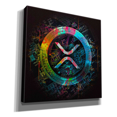 Image of 'XRP Crypto Giga Coin' by Epic Portfolio, Canvas Wall Art
