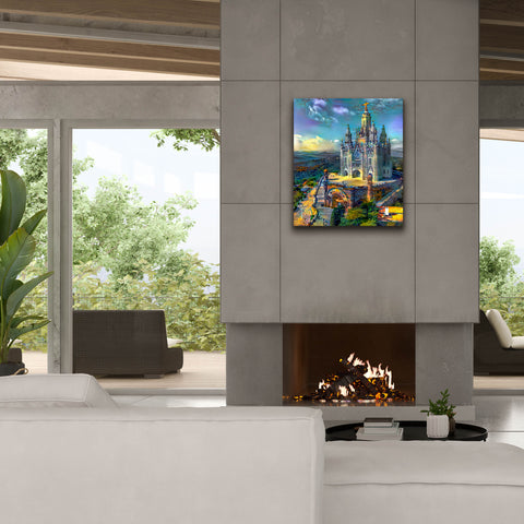 Image of 'Barcelona Spain Tibidabo Church' by Pedro Gavidia, Canvas Wall Art,26 x 30
