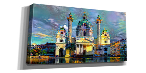 Image of 'Vienna Austria Karlskirche' by Pedro Gavidia, Canvas Wall Art