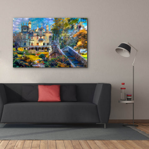 Image of 'Sintra Portugal Quinta de Regaleira' by Pedro Gavidia, Canvas Wall Art,60 x 40