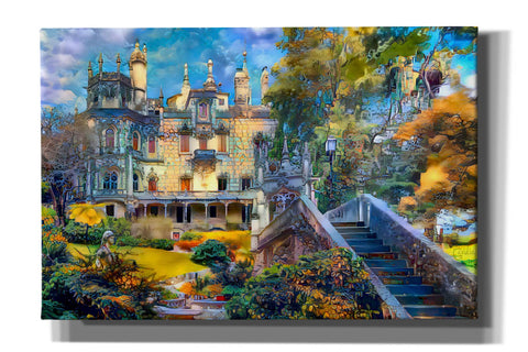 Image of 'Sintra Portugal Quinta de Regaleira' by Pedro Gavidia, Canvas Wall Art