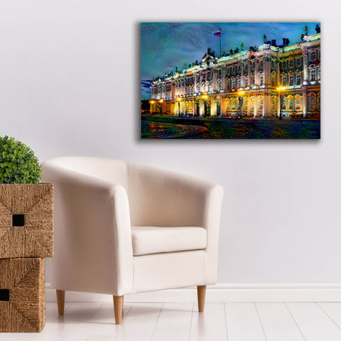 Image of 'Saint Petersburg Russia Hermitage Museum' by Pedro Gavidia, Canvas Wall Art,40 x 26