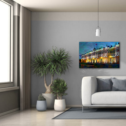 Image of 'Saint Petersburg Russia Hermitage Museum' by Pedro Gavidia, Canvas Wall Art,40 x 26