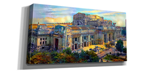 Image of 'Milan Italy Central Station' by Pedro Gavidia, Canvas Wall Art