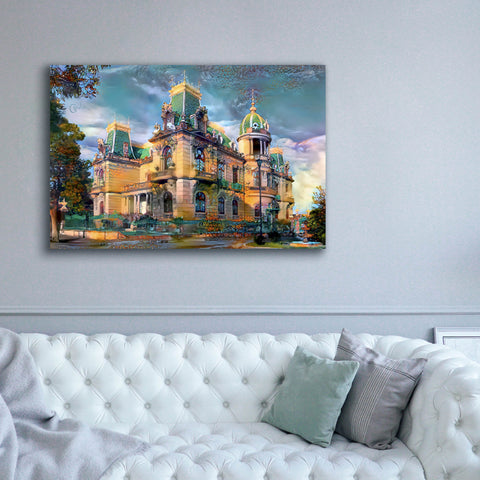 Image of 'Chihuahua Mexico Quinta Gameros' by Pedro Gavidia, Canvas Wall Art,60 x 40