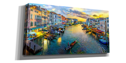 Image of 'Venice Italy Grand Canal' by Pedro Gavidia, Canvas Wall Art