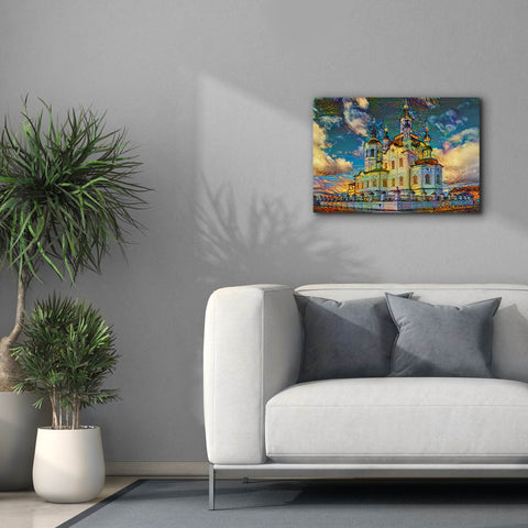 Image of 'Tyumen Russia Church of Zechariah and Elizabeth in Tobolsk' by Pedro Gavidia, Canvas Wall Art,26 x 18