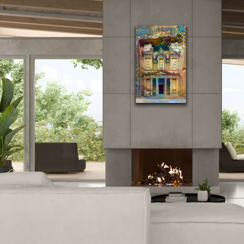 Image of 'Petra Jordan' by Pedro Gavidia, Canvas Wall Art,26 x 40