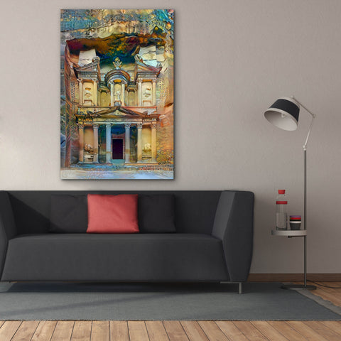 Image of 'Petra Jordan' by Pedro Gavidia, Canvas Wall Art,40 x 60