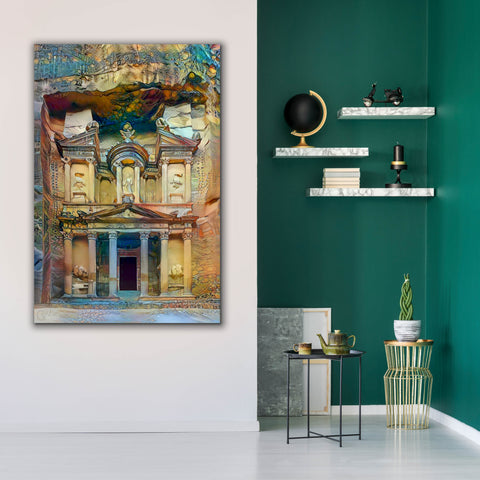 Image of 'Petra Jordan' by Pedro Gavidia, Canvas Wall Art,40 x 60