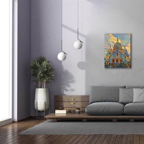 Image of 'Paris France Basilica of the Sacred Heart Sacre Coeur 2' by Pedro Gavidia, Canvas Wall Art,26 x 34