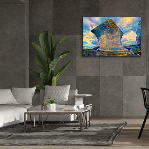 Image of 'Mexico City Soumaya Museum' by Pedro Gavidia, Canvas Wall Art,60 x 40