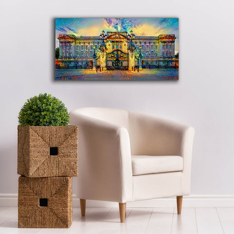 Image of 'London England Buckingham Palace' by Pedro Gavidia, Canvas Wall Art,40 x 20