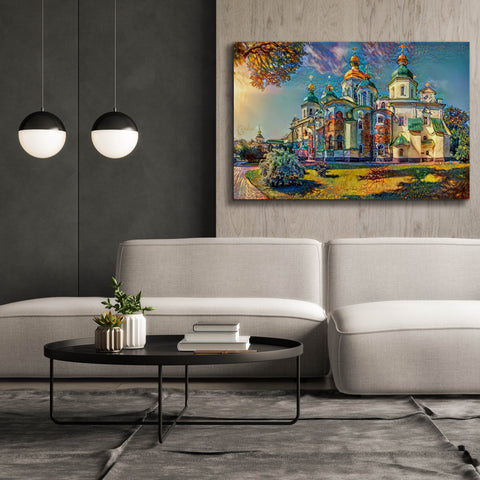 Image of 'Kyiv Ukraine Saint Sophia Cathedral' by Pedro Gavidia, Canvas Wall Art,60 x 40