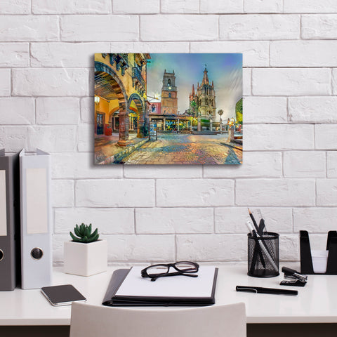 Image of 'Guanajuato Mexico San Miguel de Allende' by Pedro Gavidia, Canvas Wall Art,16 x 12