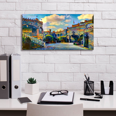 Image of 'Guanajuato Mexico Castillo de Santa Cecilia interior' by Pedro Gavidia, Canvas Wall Art,24 x 12