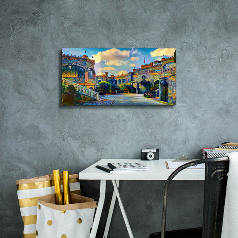 Image of 'Guanajuato Mexico Castillo de Santa Cecilia interior' by Pedro Gavidia, Canvas Wall Art,24 x 12