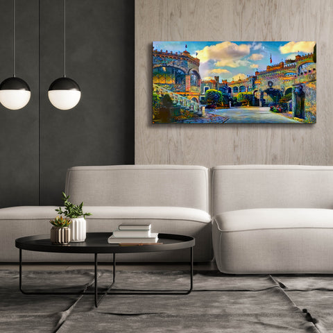 Image of 'Guanajuato Mexico Castillo de Santa Cecilia interior' by Pedro Gavidia, Canvas Wall Art,60 x 30
