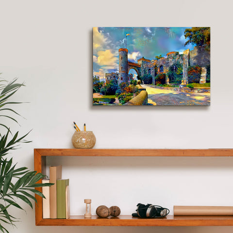 Image of 'Guanajuato Mexico Castillo de Santa Cecilia entrance' by Pedro Gavidia, Canvas Wall Art,18 x 12