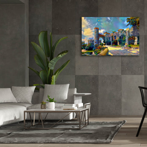 Image of 'Guanajuato Mexico Castillo de Santa Cecilia entrance' by Pedro Gavidia, Canvas Wall Art,60 x 40