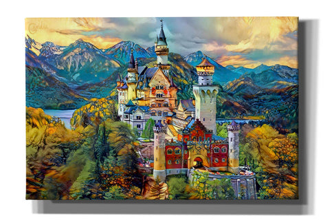 Image of 'Baviera Fussen Germany Neuschwanstein castle' by Pedro Gavidia, Canvas Wall Art